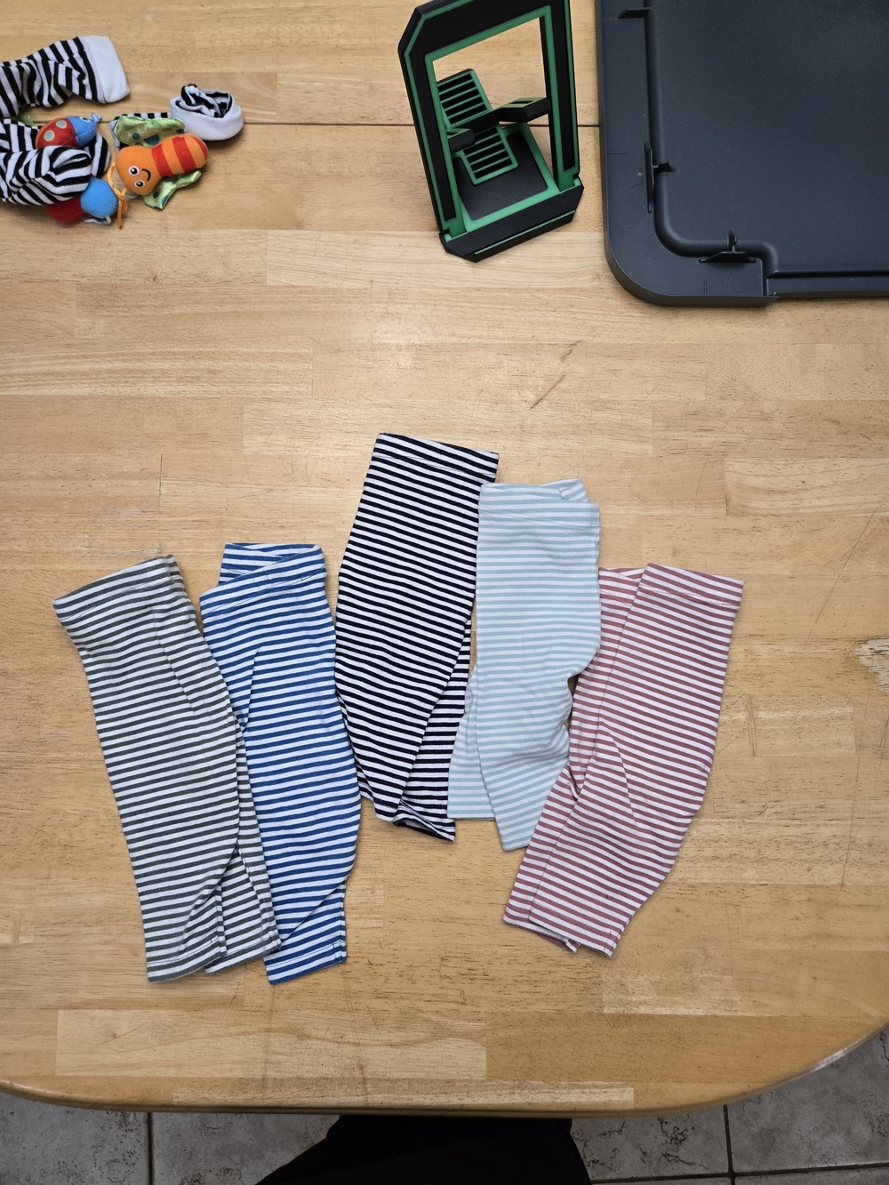 Striped Kids Leggings - Multi Color Pack